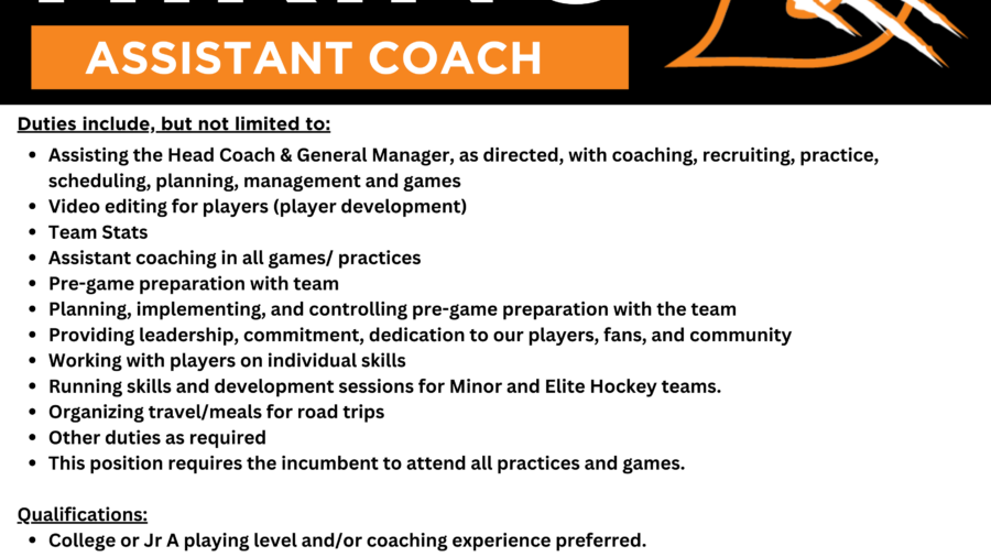 Bobcats Assistant Coach Position